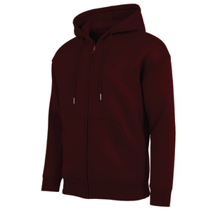 Vente en gros de sweats à capuche zippés personnalisés de qualité supérieure en 100 % coton pour hommes, imprimés, en molleton French Terry avec fermeture éclair longue - Product Image 3