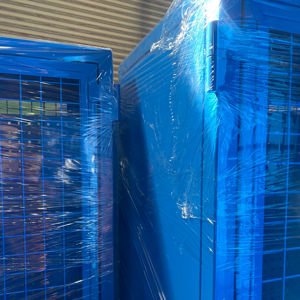 Caisse métallique robuste en acier thermolaqué pour stockage en entrepôt, type cage à palettes - Product Image 1