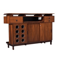 Armarios de barra personalizados de lujo, modernos, de la mejor calidad, totalmente personalizables, mesa de comedor de madera pesada
