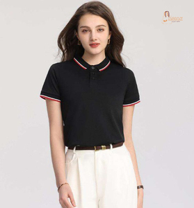 Chemises de golf pour hommes et femmes, en tissu Oxford tricoté, décontractées, à motif uni, avec boutons - Product Image 1