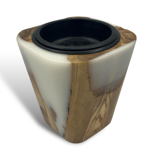 Quemador de Incienso Cuadrado Hecho a Mano con Aspecto de Mármol, Soporte de Incienso de Madera con Aspecto de Mármol, Quemador de Incienso Hecho a Mano, Decoración Aromática para Escritorio - Product Image 3