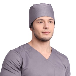 2026 Premium Solid Color Woven Unisex Medical <b>Scrub</b> <b>Caps</b> Lightweight Adjustable Cotton Comfort for Doctors Nurses Hospital Staff - Product Image 6