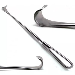 Rétracteur de Cushing 240 mm x 10 mm 415-168-100 Manuel Réutilisable en Acier Inoxydable Chirurgical Instrument Neurochirurgical de Précision Hermann - Product Image 1