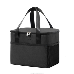 Wholesale Portable Thickened Thermal Insulation Picnic Camping <b>Box</b> Custom Logo Foil Takeout Carrier Bags Waterproof <b>Cooler</b> Bags - Product Image 1