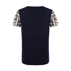 T-shirt homme à manches courtes, col rond, coupe slim, tissu doux et respirant, logo personnalisé, prix bas, sublimation. - Product Image 5