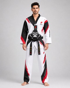 Uniforme de taekwondo performant offrant un confort léger, une gestion de l'humidité et des mouvements libres pour les athlètes dédiés. - Product Image 1