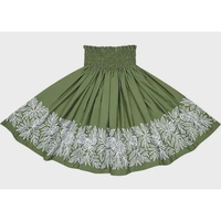 Jupe Hawaïenne Hula Brodé Personnalisée OEM pour l'Automne, en Tissu Doux et Respirant, Costume de Danse Florale Tropicale pour Festival Culturel