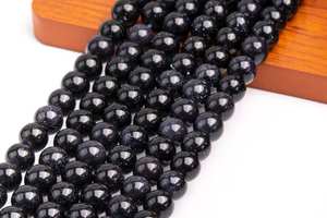 Cuentas sueltas de piedras preciosas de Goldstone azul cielo nocturno para hacer joyas, pulseras, collares, manualidades DIY. - Product Image 3