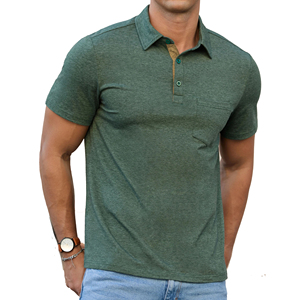 Camisetas Polo de Algodón 100% al por Mayor para Hombre, Tejido Grueso de 300 g/m², Ropa de Golf Transpirable, Camisetas Polo Bordadas para Hombre - Product Image 2