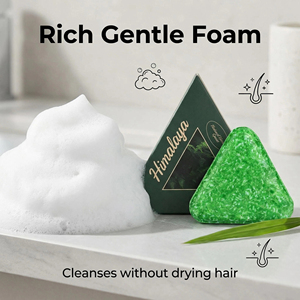 Shampoo au savon vert, shampooing solide naturel à l'herbe d'Usman pour femmes et hommes, ensemble de shampooings et après-shampoings solides - Product Image 3