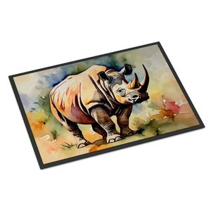 Non-Slip Indoor/<b>Outdoor</b> Rhinoceros Doormat 24H X 36W Low Pile Washable Front <b>Door</b> <b>Mat</b> for Entryway - Product Image 1