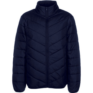 Chaqueta Clásica de Plumón para Hombre al por Mayor, Chaqueta de Invierno Cálida con Logotipo Bordado de Diseñador, Estilo Corto - Product Image 1