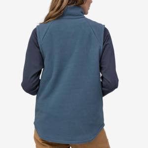 Gilet matelassé d'hiver pour femme, col montant, sans manches, fermeture éclair, court, en duvet, pour la vente en gros - Product Image 2