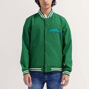 Chaqueta de Invierno Personalizada para Hombre, Chaqueta Letterman, Chaqueta Varsity Acolchada, Chaqueta Urbana con Parches Bordados en Chenille, Chaqueta Color Block para Hombre - Product Image 2