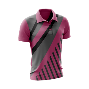 Camisa de Hombre de Punto Estampada de Moda de Lujo, 100% Poliéster, Cómoda, Ligera, Transpirable, Manga Corta, Servicio OEM - Product Image 2