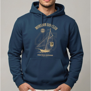 Sweat-shirt à capuche pour homme, écologique, hiver, couleur unie, coton molletonné, décontracté, coupe classique, avec poche, respirant - Product Image 3