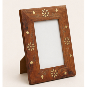 Fancy Brass Inlay Wooden <b>Frame</b> Floral Wholesale Tabletop <b>Wood</b> <b>Frame</b> for Home Decor Bulk Supplier <b>Picture</b> <b>Frame</b> Custom Sizes - Product Image 1