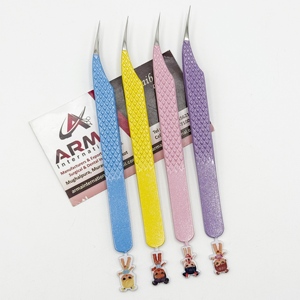 Pinzas Profesionales para Extensión de Pestañas de Acero Inoxidable Estilo Delfín, Diseño Personalizado, Duraderas, Precisión, Logotipo Personalizado - Product Image 1