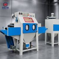 Machine de sablage automatique industrielle à convoyeur pour un nettoyage de précision, nettoyage haute efficacité sans poussière