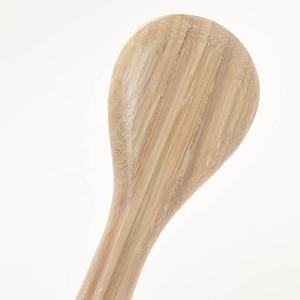 ช้อนเสิร์ฟทรงกลมทำจากไม้ไผ่ขนาดเล็กเป็นมิตรกับสิ่งแวดล้อมเครื่องครัวแบบใช้แล้วทิ้งสำหรับอาหารและงานปาร์ตี้ภาชนะรับประทานอาหารธีมธรรมชาติ - Product Image 4