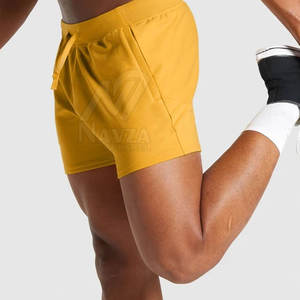 Shorts de sport pour homme en tissu à séchage rapide, couleur unie, pour la gym et l'été, en vente en ligne - Product Image 4