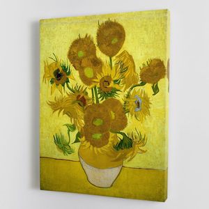 Another Vase of Sunflowers Canvas Art Print or <b>Poster</b> - Product Image 2
