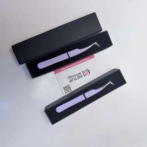 Las Mejores Pinzas para Pestañas GETUP BROSONS IMPEX Antimagnéticas y Antiestáticas de Acero Inoxidable Color Lila de 10 mm de Longitud - Product Image 4
