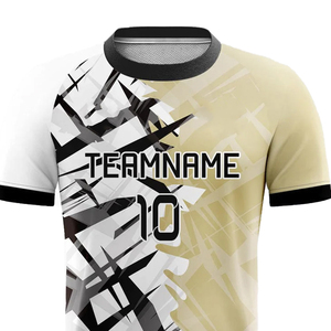 Camiseta de fútbol con tela de poliéster de primera calidad, proveedor de ropa deportiva para equipos, camiseta de fútbol para clubes, camiseta de fútbol para equipos escolares - Product Image 4