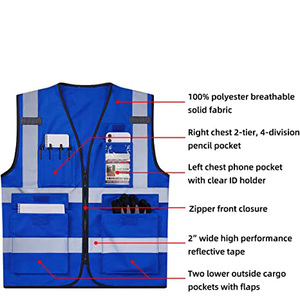 Hi-Vis Contrast Safety Workwear Reflective <b>Overalls</b> Rainwear Bib Pants - Product Image 1