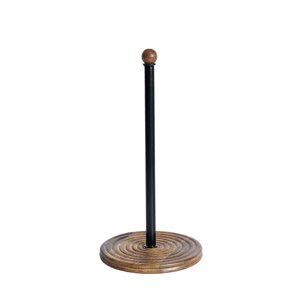 Modern Mixed Material Crystal Finial Paper Towel Holder Metal Table Top Utility Tissue Holder Serving Geometrical Tissue <b>Rack</b> - Product Image 5