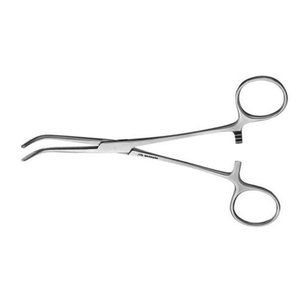 Pinzas para Ducto Biliar de Grado Quirúrgico de Alta Calidad, 6.125 Pulgadas de Largo, No Estériles, con Bloqueo de Trinquete, Curvas, Equipo Médico para Microcirugía - Product Image 6