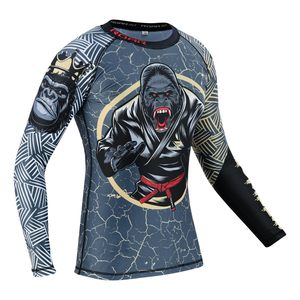 Custom Made Rashguard Unisex Sublimation UV Protection High Performance Polyester Anti Rash Compression Wholesale OEM Wholesale - Product Image 6