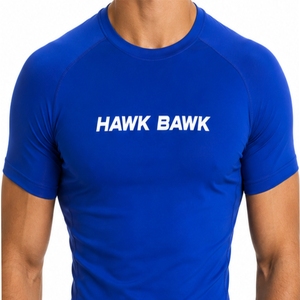 <b>Men</b> Short Sleeve <b>Compression</b> <b>Shirt</b> Premium Stretch Breathable Quick Dry Flexible Soft Lightweight Breathable Material <b>For</b> <b>Men</b> - Product Image 4