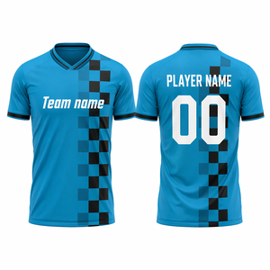 Sublimated Print Football Jersey Breathable Mesh Adult Short Sleeve V Neck <b>Soccer</b> Sports Apparel sublimated print football shirt - Product Image 6