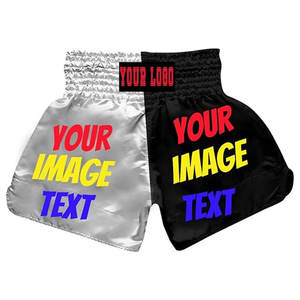 Personaliza tus Pantalones Cortos de Muay Thai para Hombre y Mujer, Ropa de Boxeo MMA Personalizada, Pantalones Cortos para Entrenamiento y Ejercicio en el Gimnasio - Product Image 3