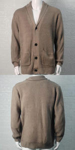 PASUXI Nouvelle Arrivée Manteau d'hiver long réversible en laine pour homme, col double, écologique, chaud, style parka/trench - Product Image 5