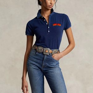 Polo d'été pour femme à manches courtes, respirant, 100 % coton, col à motif côtelé personnalisé, coupe ajustée, pour le golf, T-shirt polo femme OEM - Product Image 3