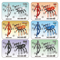 Nuevo Juego de Juguetes de Ensamblaje DIY de Spider-Man para Niños, con Múltiples Formas de Transformación, para Niños y Niñas, que Estimula la Imaginación