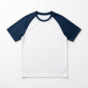 T-shirt à manches raglan pour homme, t-shirt décontracté à manches courtes, style baseball, doux, respirant, pour tous les jours - Product Image 4