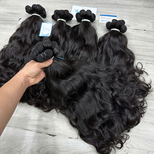 Extensiones de cabello 100% vietnamitas, cabello virgen sin procesar, extensiones de cabello humano real, grandes proveedores de cabello vietnamita - Product Image 2