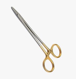 TC Crile Wood Manual Needle Holder 12cm <b>Tungsten</b> Carbide Surgical Suture Instrument Power Grip ISO 13485 Certified OEM Supplier - Product Image 3