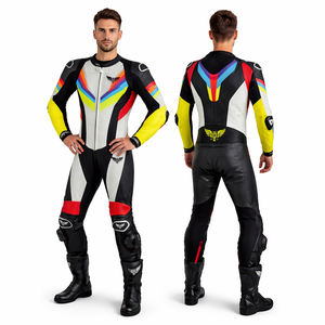 Traje de Cuero Personalizado para Motociclismo de Carreras, Equipo de Protección Profesional para Motociclistas de Pista y Calle - Product Image 2