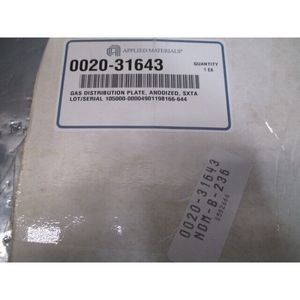 แผ่นกระจายแก๊ส AMAT 0020-31643 แบบอะโนไดซ์ - อุปกรณ์และอะไหล่เซมิคอนดักเตอร์ระดับโลกที่เชื่อถือได้ - Product Image 1