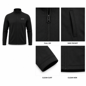 Custom Logo <b>Workout</b> Sports <b>Jacket</b> Stretch Woven Fabric Lightweight Training <b>Jacket</b> Team Warm Up Wholesale Clothing Supplier - Product Image 4
