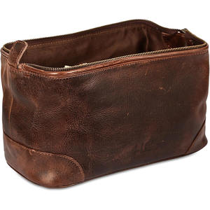 Trousse de Toilette de Voyage en Cuir Géométrique de Haute Qualité avec Fermeture Éclair pour Hommes - Trousse Cosmétique Moyenne pour Salle de Bain en Promotion - Product Image 3