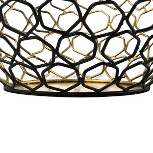 Farol Redondo de Metal Artístico, Iluminación Moderna para el Hogar, Estilo Vintage, Farol de Hierro para Velas, Duradero, Colgante, Navideño, Hecho a Mano - Product Image 4