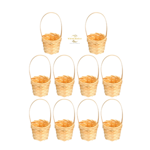 Cesta de Almacenamiento Mini de Bambú Personalizada VietChoice, Hecha a Mano, Ecológica, Ligera, Duradera, para Uso en el Hogar y Hoteles, Color Natural, Venta al Por Mayor - Product Image 2