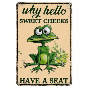 CIFbuy Plaque en aluminium rustique vintage 20,3x30,5 cm Décoration d'intérieur avec TikTok pour service de retrait Temu - Product Image 1