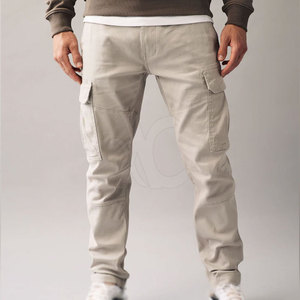 Pantalones Cargo para Hombre de Marca Privada en Venta, Color Liso, Múltiples Bolsillos, Personalizados, Nuevo Diseño en Venta - Product Image 2