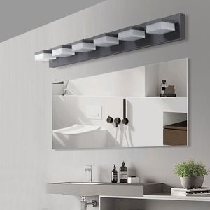 Modern 6-<b>Light</b> Black LED <b>Vanity</b> <b>Mirror</b> <b>Light</b> Fixture for Bathrooms and Makeup Tables W1340110609/L2015 Same Product Category - Product Image 3